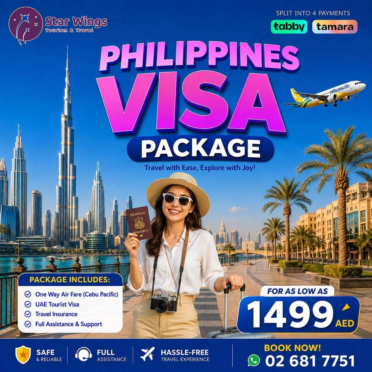 Cebu Pacific Manila to Dubai 30-Day Visa Package from AED 1,499 | Star Wings