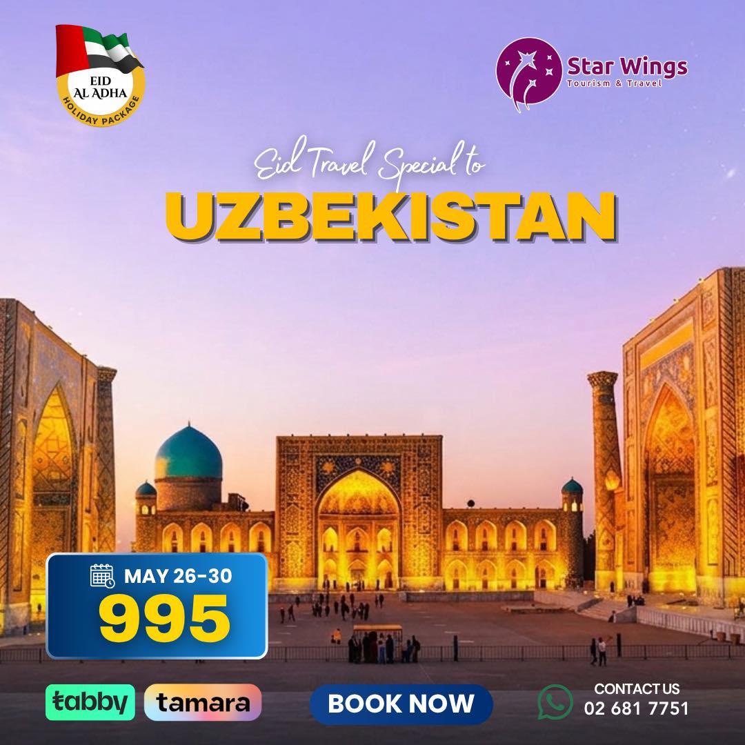 Don’t Stay Home — Escape to Uzbekistan from AED 995!