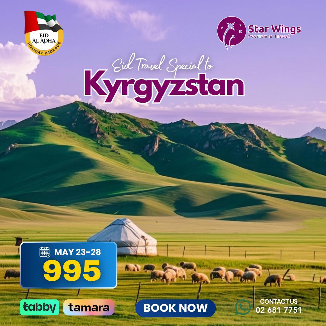 Eid Al Adha Escape Deals — Discover Kyrgyzstan from AED 995!