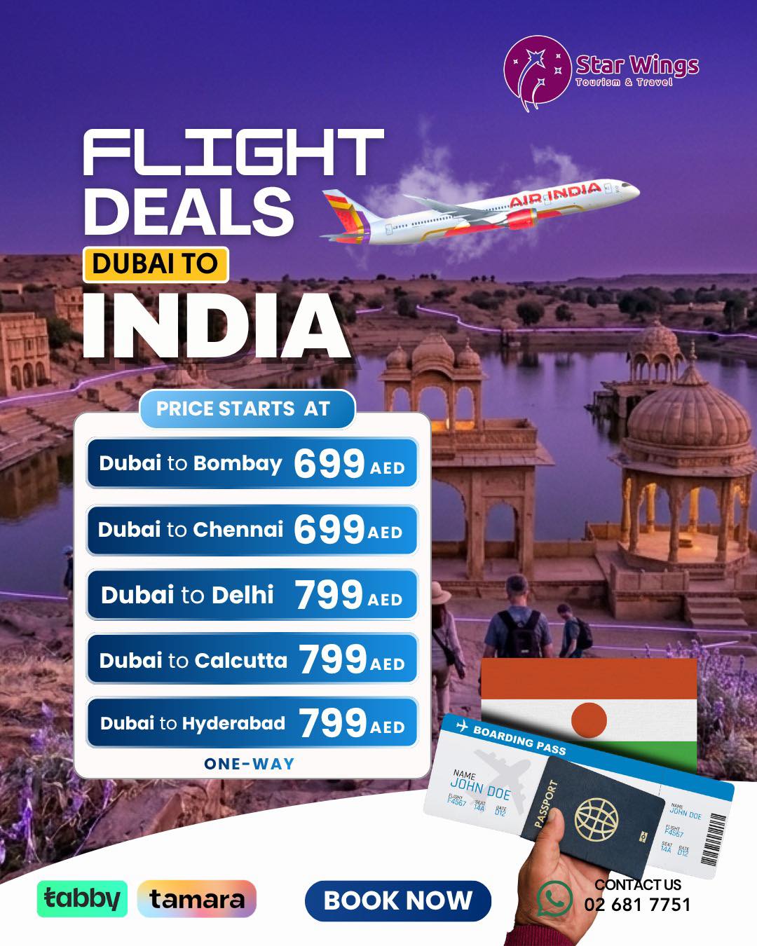 Fly Dubai to India for LESS with Air India — Limited-Time Deals!